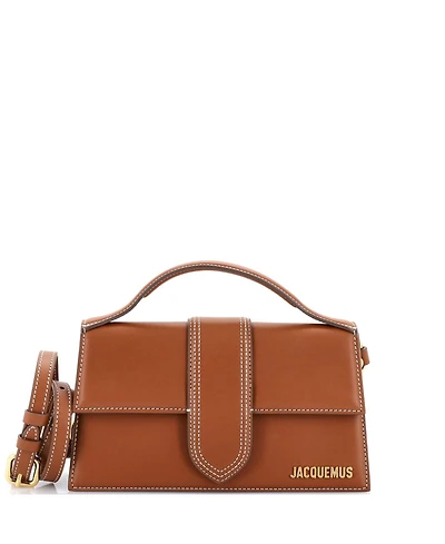 Pre-Owned Jacquemus Le Grand Bambino Flap Bag Leather