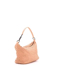 Pre-Owned Bottega Veneta Small Zip Hobo Intrecciato Nappa