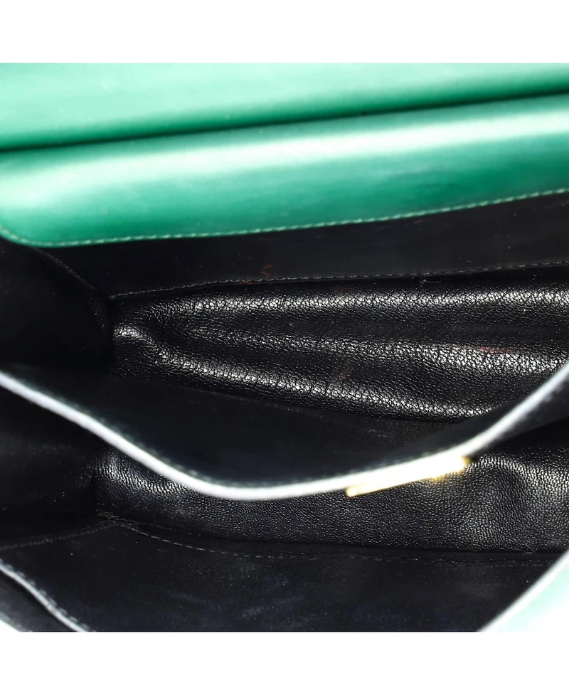 Pre-Owned Prada Large Cahier Crossbody Bag Leather and Saffiano Leather