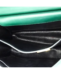 Pre-Owned Prada Large Cahier Crossbody Bag Leather and Saffiano Leather