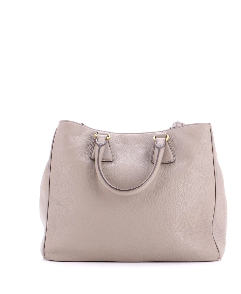 Pre-Owned Prada Large Convertible Shopper Tote Vitello Daino