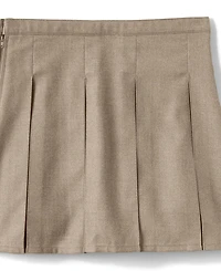Lands' End Big Girls Top of Knee Box Pleat Skirt