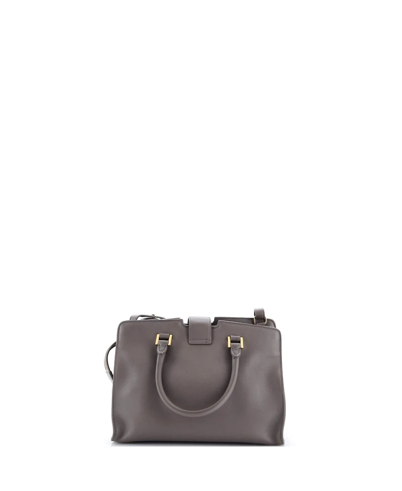 Pre-Owned Saint Laurent Baby Monogram Cabas Leather