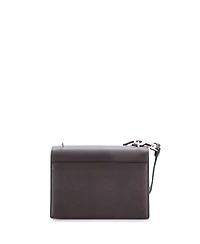 Pre-Owned Saint Laurent Medium Sunset Satchel Leather