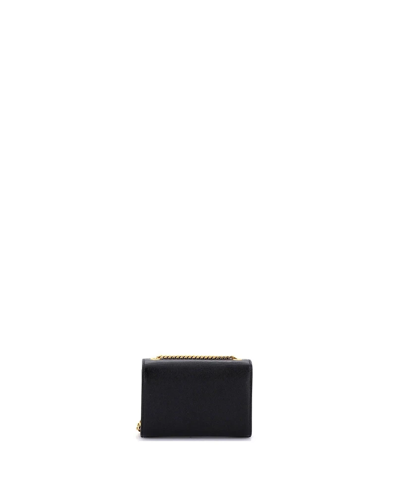 Pre-Owned Saint Laurent Small Classic Monogram Crossbody Bag Grainy Leather