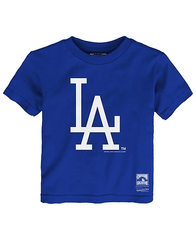 Mitchell & Ness Toddler Royal Los Angeles Dodgers Retro Logo T-Shirt