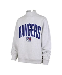 '47 Brand Women's Heather Gray New York Rangers Subtle Muse Sweatshirt