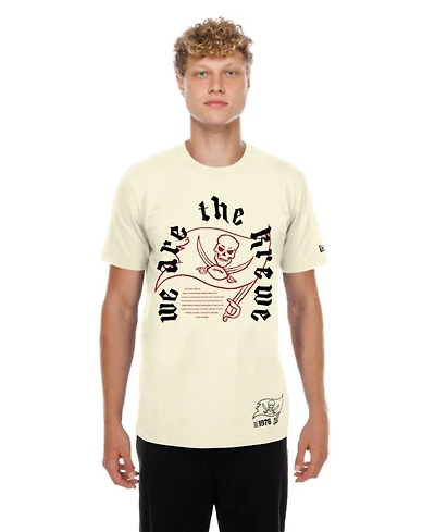 New Era Men's Natural Tampa Bay Buccaneers We are the Krewe Draft T-Shirt