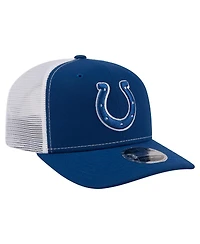 New Era Men's Blue Indianapolis Colts 9SEVENTY Trucker Adjustable Hat