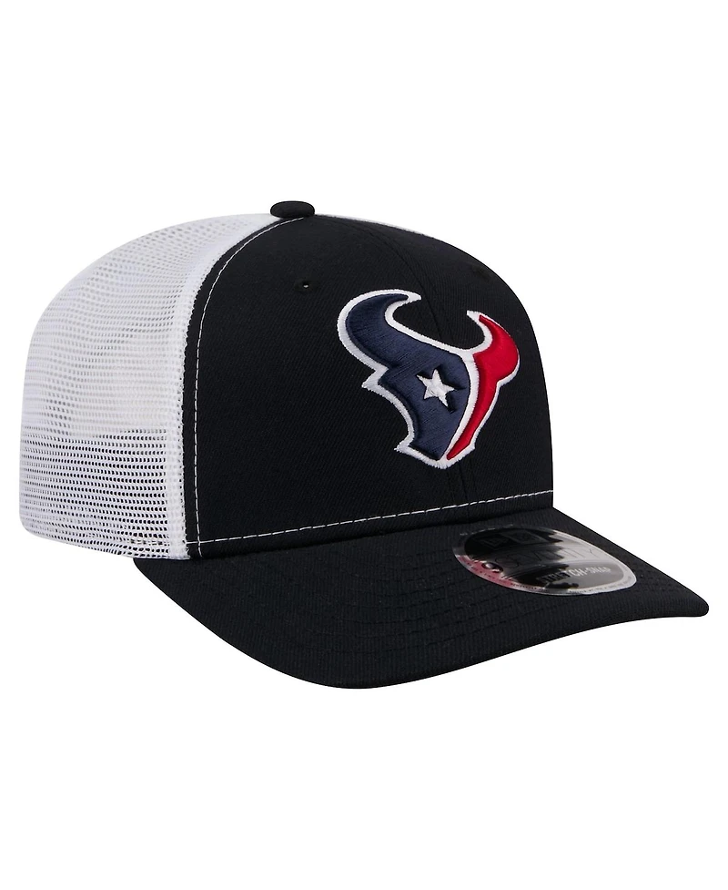 New Era Men's Navy Houston Texans 9SEVENTY Trucker Adjustable Hat