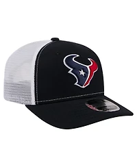 New Era Men's Navy Houston Texans 9SEVENTY Trucker Adjustable Hat
