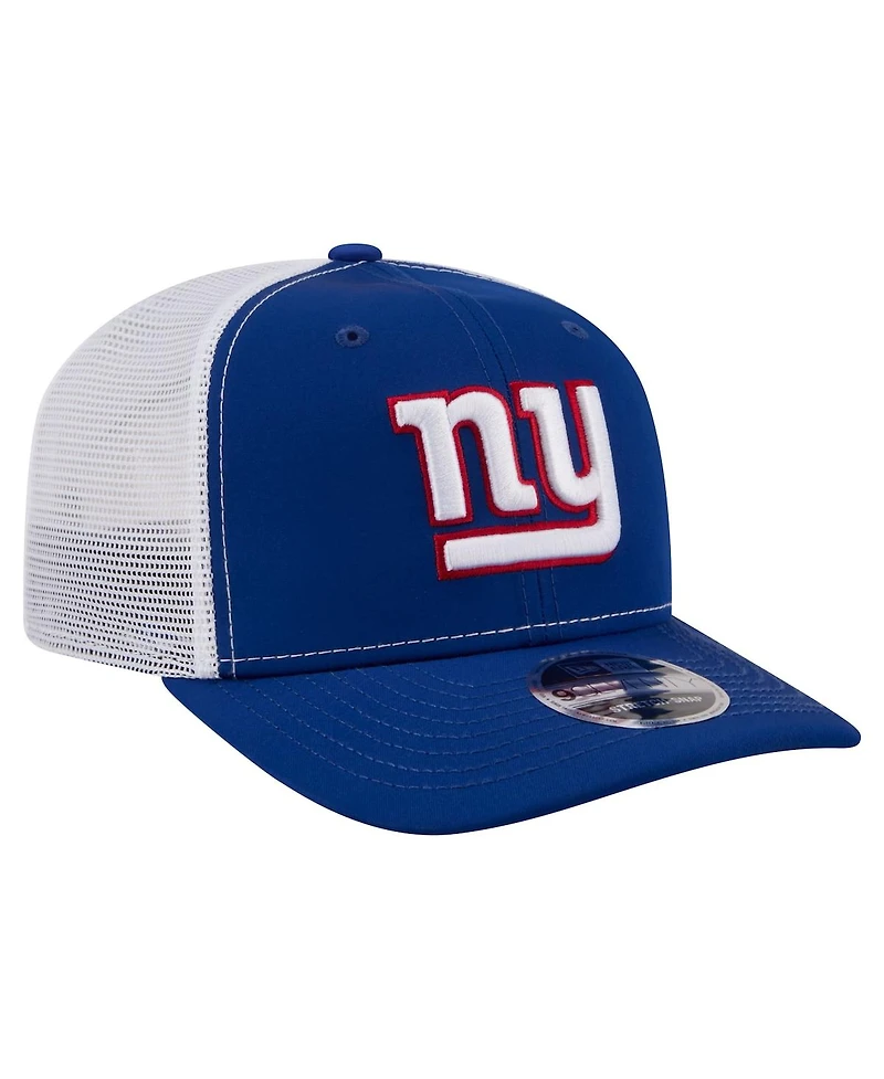 New Era Men's Royal New York Giants 9SEVENTY Trucker Adjustable Hat