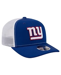 New Era Men's Royal New York Giants 9SEVENTY Trucker Adjustable Hat