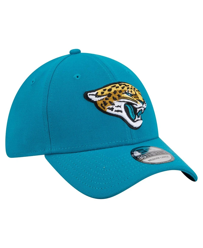 New Era Men's Teal Jacksonville Jaguars Core Team 39THIRTY Flex Hat