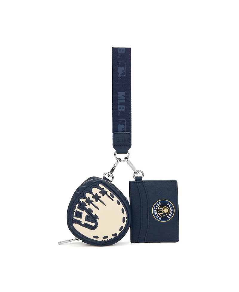 Montana West Milwaukee Brewers Glove Wallet Wristlet