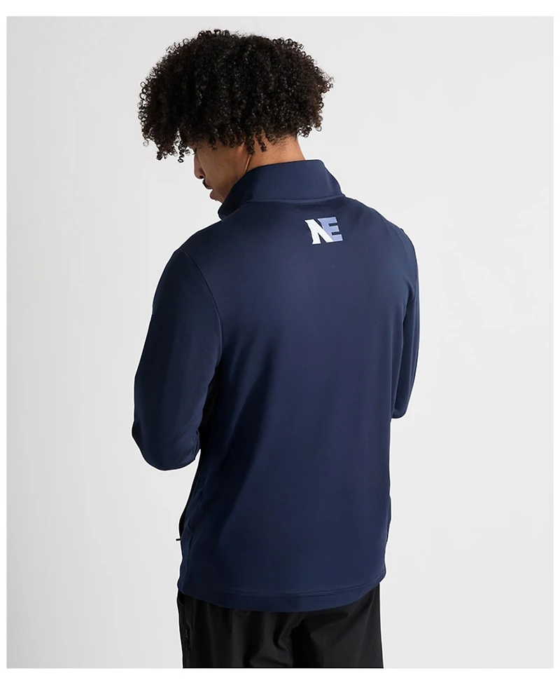 Charles River Apparel Men's x New England Patriots Navy Nu Fitness Full-Zip Jacket