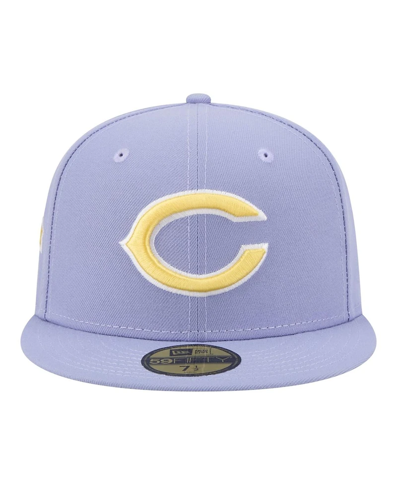 New Era Men's Light Purple Chicago Bears Lavender Bloom 59FIFTY Fitted Hat