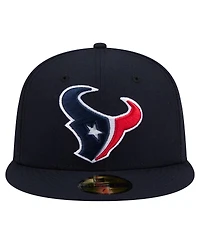 New Era Men's Navy Houston Texans 59FIFTY Fitted Hat