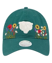 New Era Women's Green Chicago Bears Wildflower 9TWENTY Adjustable Hat