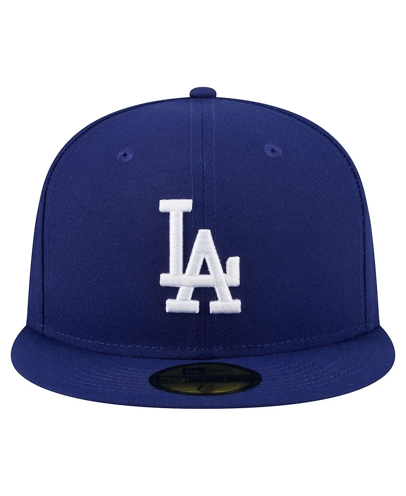 New Era Men's Royal Los Angeles Dodgers Run Mascot 59FIFTY Fitted Hat