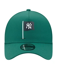 New Era Men's Green New York Yankees Pin Seeker 9FORTY A-Frame Adjustable Hat