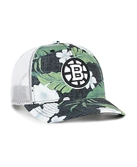 '47 Brand Men's Black/White Boston Bruins Beach Side Adjustable Trucker Hat