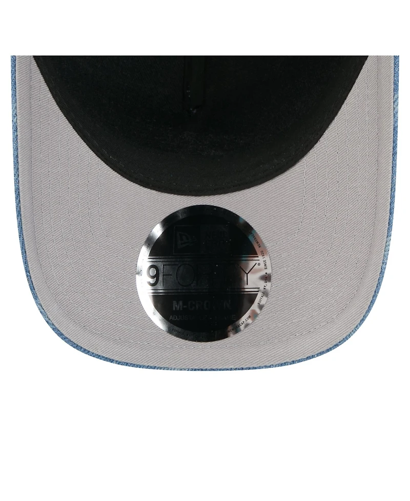 New Era Women's Denim Philadelphia Eagles A-Frame 9FORTY Adjustable Hat