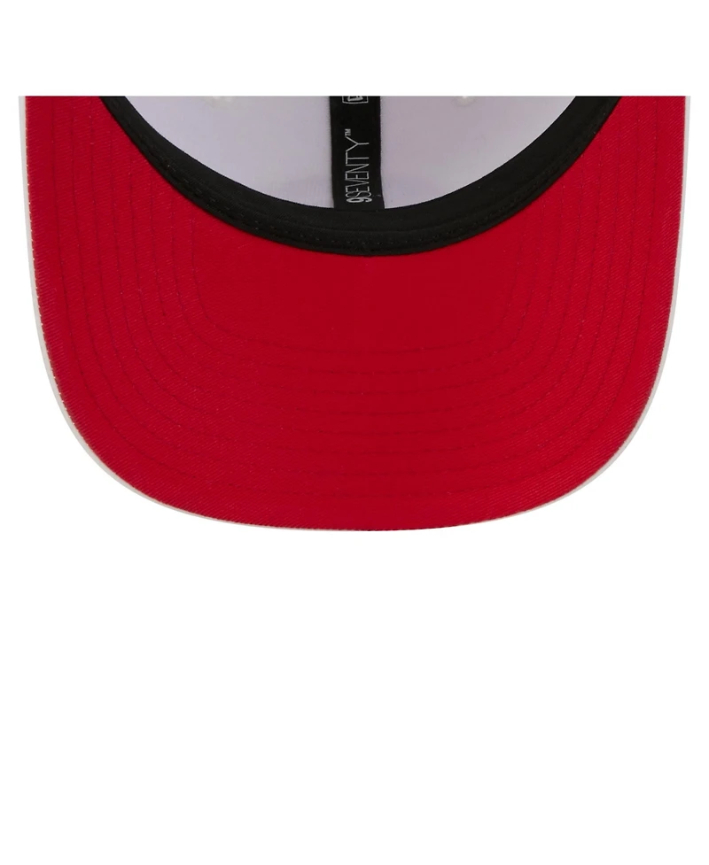 New Era Men's White Kansas City Chiefs Coolera 9SEVENTY Adjustable Hat