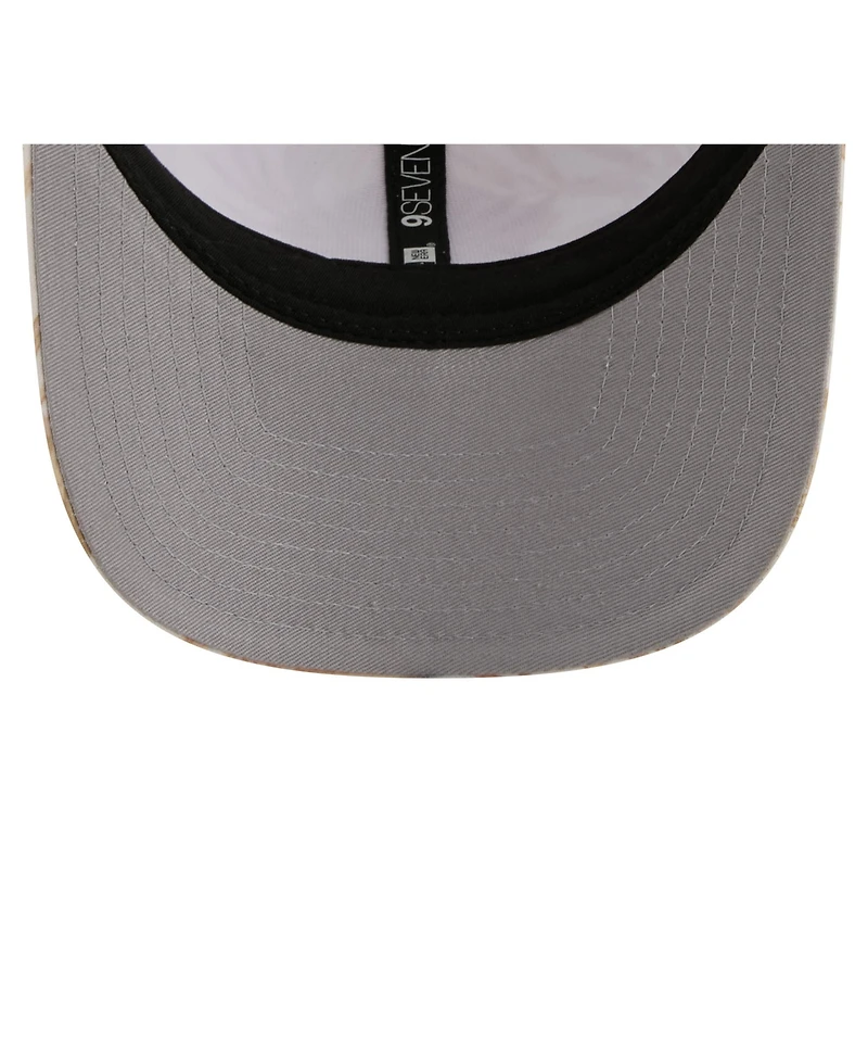 New Era Men's Tan Kansas City Chiefs Tonal Palm Coolera 9SEVENTY Adjustable Trucker Hat