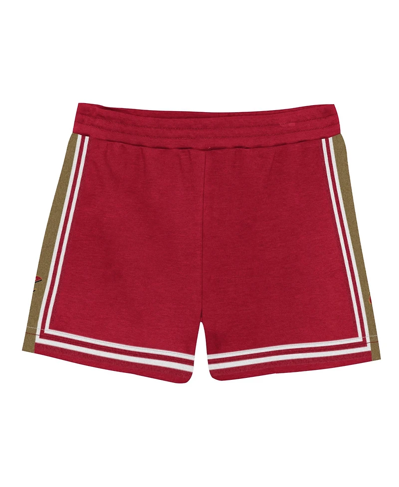 Mitchell & Ness Preschool 2 Pack LeBron James Wine Cleveland Cavaliers Play by Place T-Shirt and Shorts Set