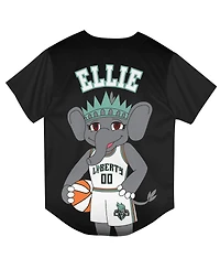 Outerstuff Big Boys and Girls Black New York Liberty Mascot Friend Mesh Fashion Jersey