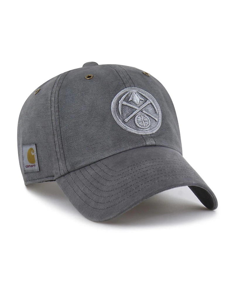 '47 Brand Men's X Carhartt Charcoal Denver Nuggets Clean Up Adjustable Hat