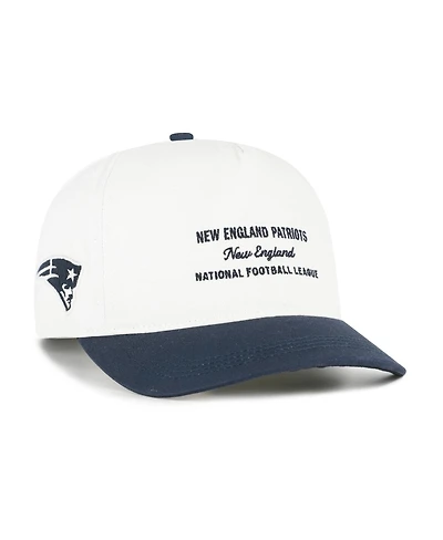 '47 Brand Men's White New England Patriots Contemporary Two-Tone Hitch Adjustable Hat