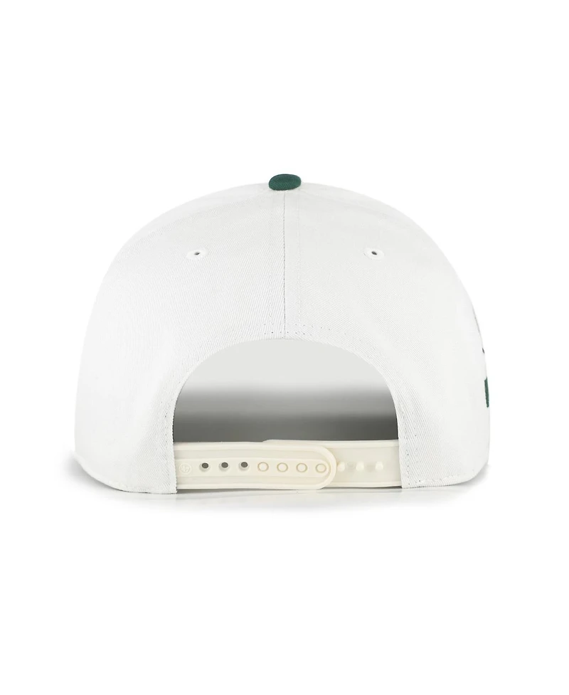 '47 Brand Men's White Green Bay Packers Contemporary Two-Tone Hitch Adjustable Hat