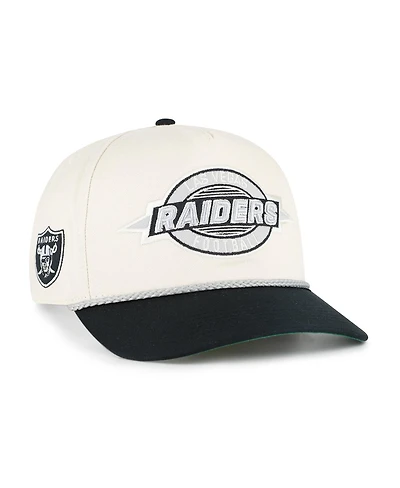 '47 Brand Men's Natural Las Vegas Raiders Frame Out Two Tone Hitch Adjustable Hat