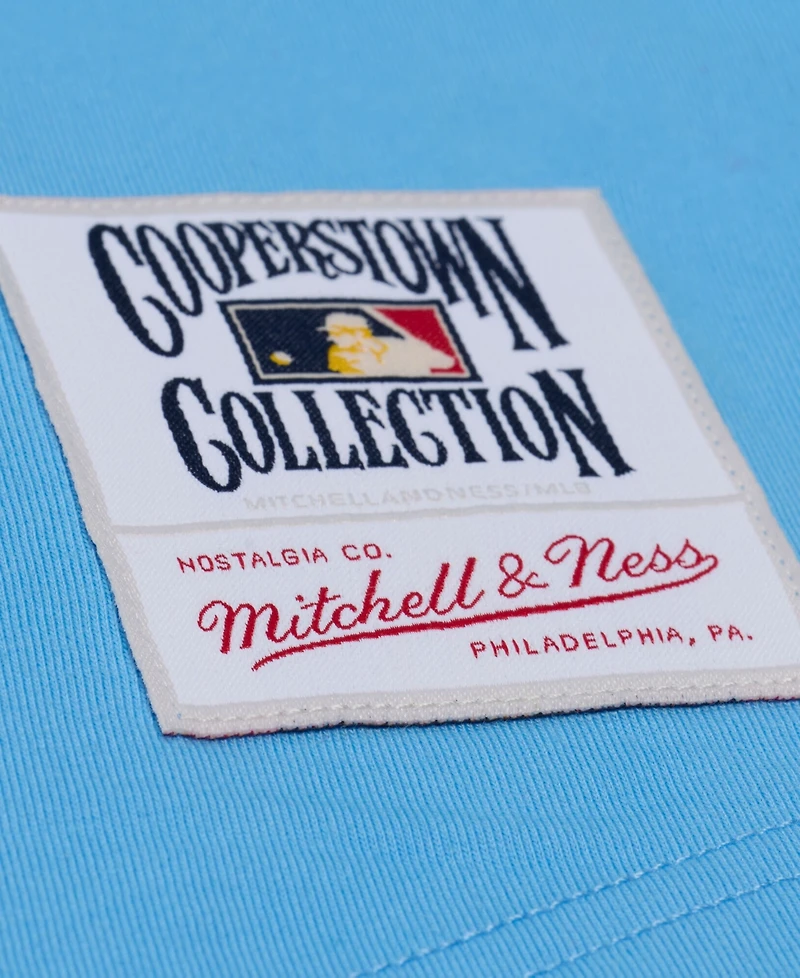 Mitchell & Ness Men's Light Blue Philadelphia Phillies Wild Pitch Ringer T-Shirt