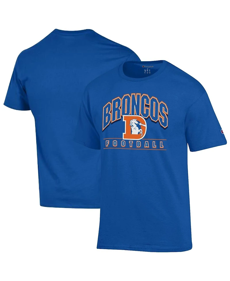 Champion Men's Royal Denver Broncos Jersey T-Shirt