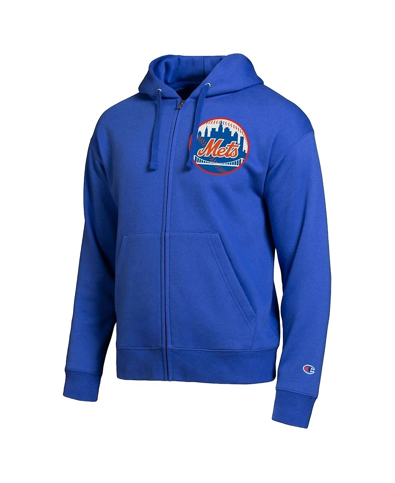 Champion Men's Royal New York Mets All-Star Full-Zip Hoodie