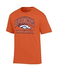 Champion Men's Orange Denver Broncos Football T-Shirt