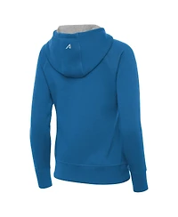 Antigua Women's Blue Orlando Magic New Logo Victory Full-Zip Hooded Sweatshirt