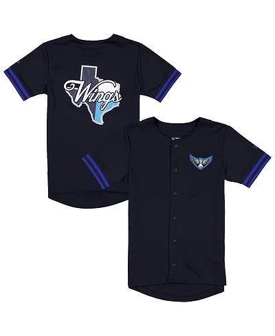 New Era Men's Navy Dallas Wings 2026 Wnba Draft Hometown Baseball Jersey