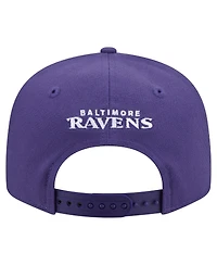 New Era Men's Purple Baltimore Ravens 9FIFTY Snapback Hat