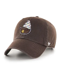 '47 Brand Men's Brown San Diego Padres Ice Cream Helmet Clean Up Adjustable Hat