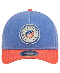 New Era Men's Blue Fc Cincinnati Jersey Hook 9FORTY Adjustable Hat