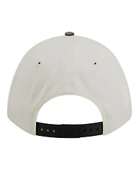 New Era Men's White/Black Philadelphia Eagles 9FORTY Felt A-Frame Adjustable Hat