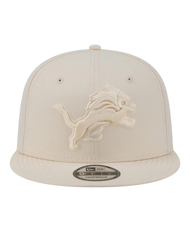 New Era Men's Cream Detroit Lions Colorpack 9FIFTY Snapback Hat