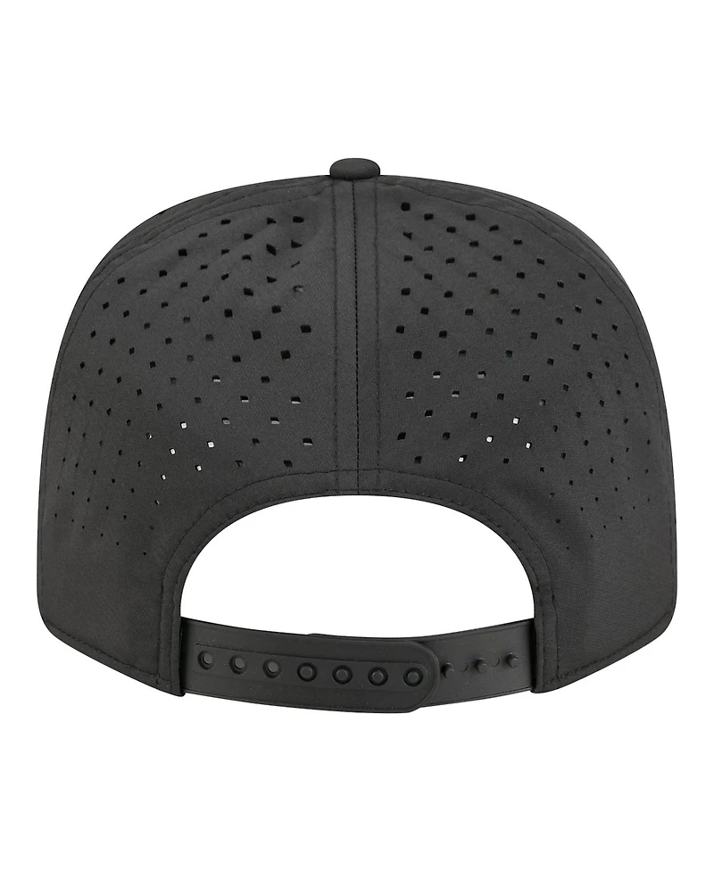 New Era Men's Black Pittsburgh Penguins Sport Vented 9SEVENTY Rope Adjustable Hat