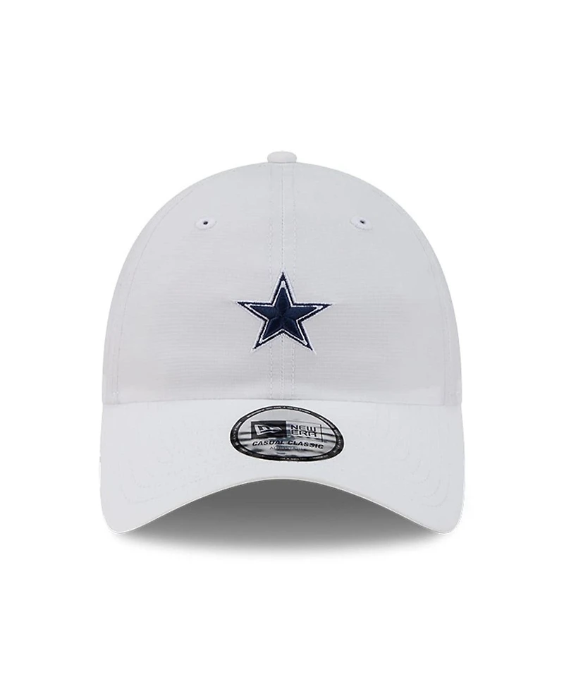 New Era Men's White Dallas Cowboys Ripstop Casual Classic Adjustable Hat