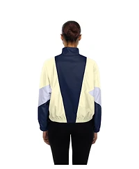 New Era Women's Navy/Cream Los Angeles Dodgers Leisure City Connect Full-Zip Windbreaker Jacket