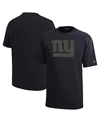 Champion Big Boys and Girls Black New York Giants Tonal T-Shirt